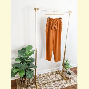 Forever 21 Contemporary High-Waist Mustard Pants